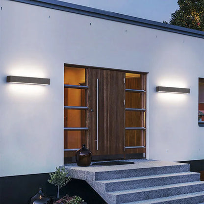 Outdoor Monochrome Led Wall Light For Exterior Use