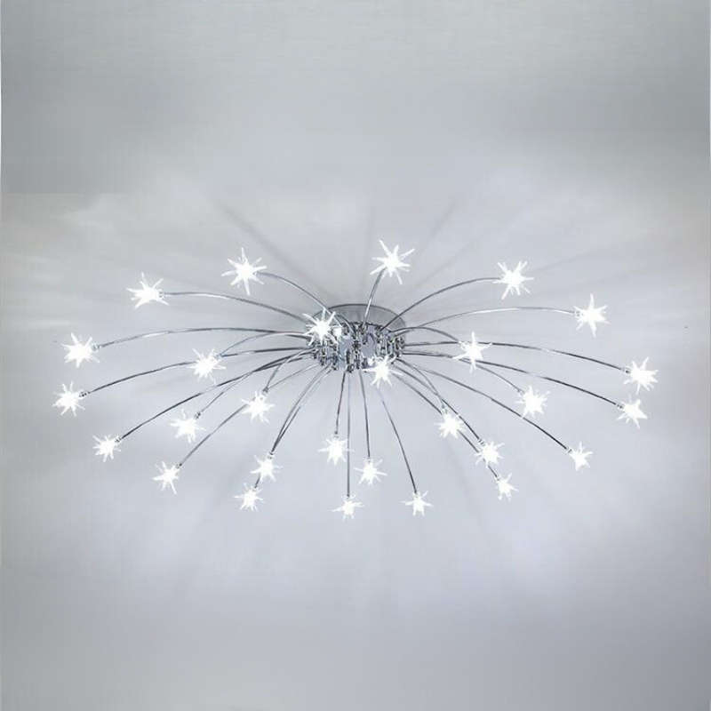 Flush Mount Ceiling Light Aurora Starry Art Deco