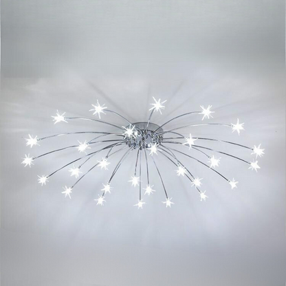 Flush Mount Ceiling Light Aurora Starry Art Deco