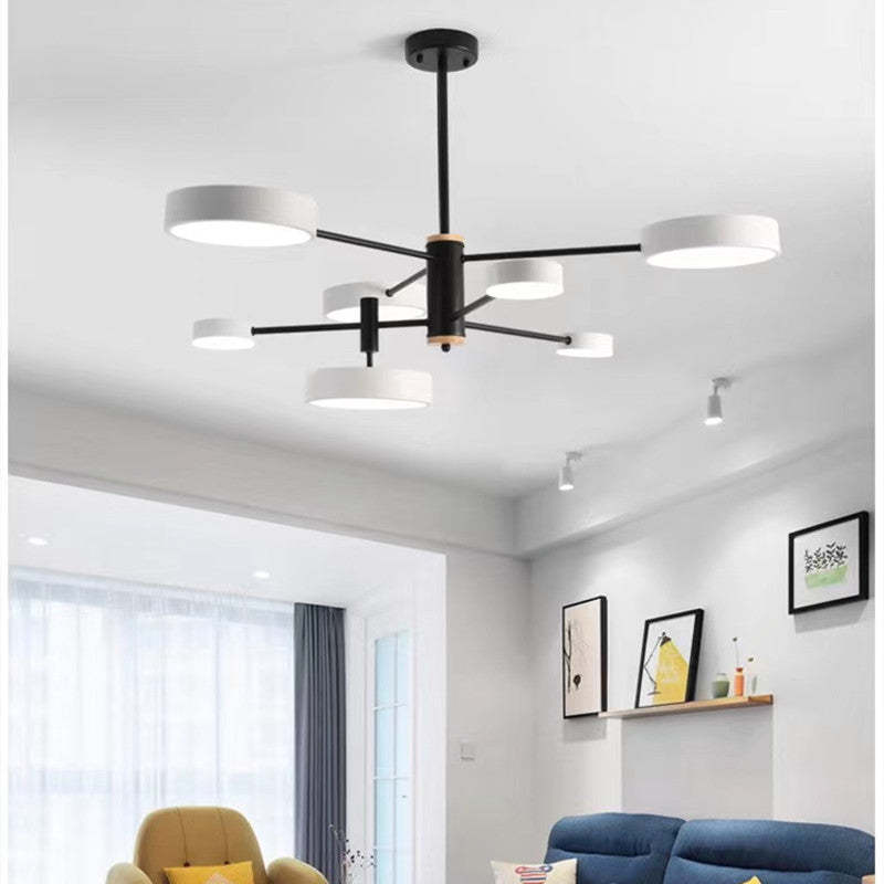 Warm Glow Pendant Light With Metal Frame Elegant