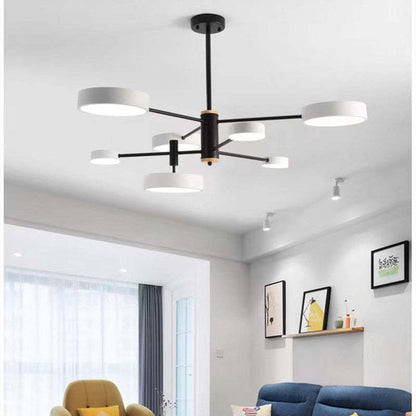 Warm Glow Pendant Light With Metal Frame Elegant