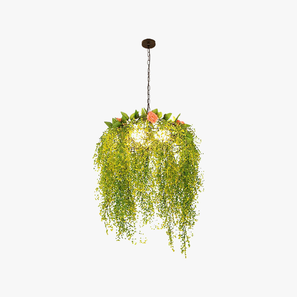 Living Room Plant Pendant Light Nature Inspired