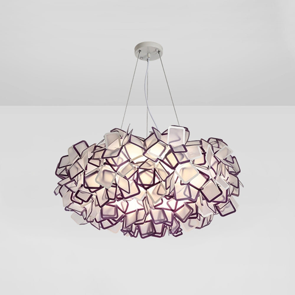 Soft Glow Floral Pendant Light In Six Colors