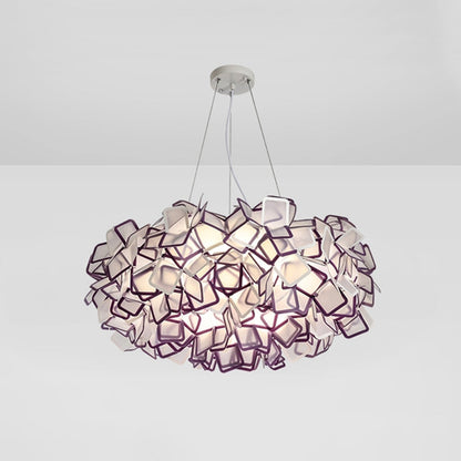 Soft Glow Floral Pendant Light In Six Colors