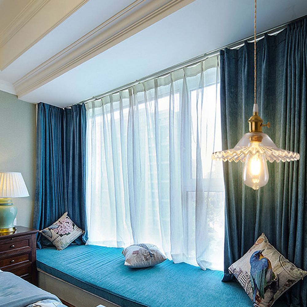Timeless Elegance Art Deco Brass Glass Pendant Light