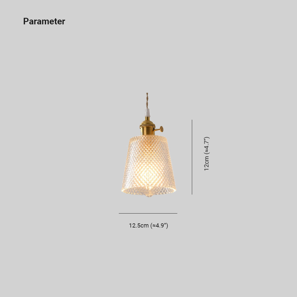 Timeless Elegance Art Deco Brass Glass Pendant Light