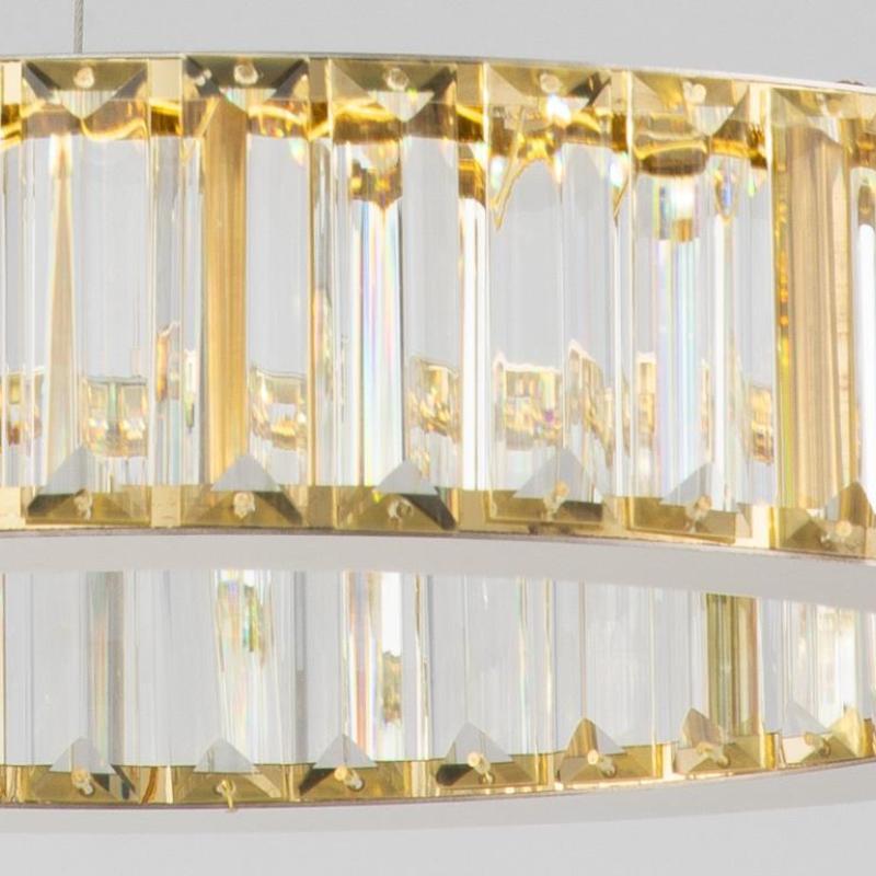 Elegant Ambience Round Crystal Pendant Light