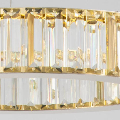 Elegant Ambience Round Crystal Pendant Light