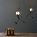 Modern Retro Black Pendant Light For Living Rooms Cozy