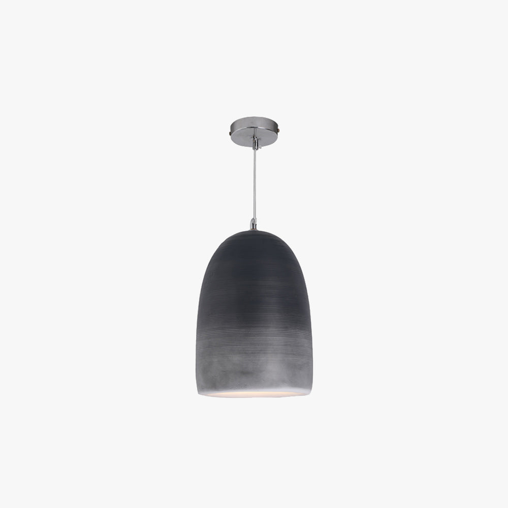Three Color Finish Deco Art Rock Pendant Light Arisha