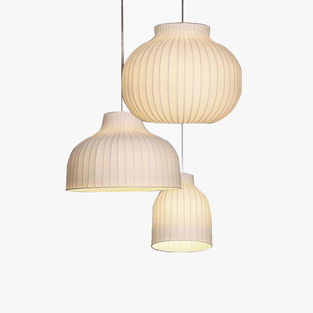 French Vintage Charm White Cloudlike Pendant Light