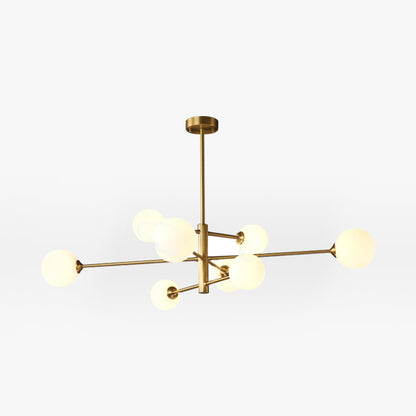 Pendant Light in Modern Copper and Black Glass Shade