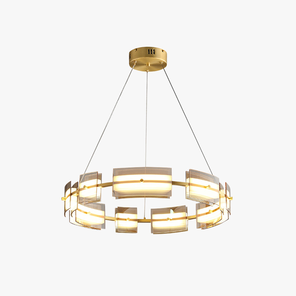 LED Bulbs Minimalist Ring Pendant Light
