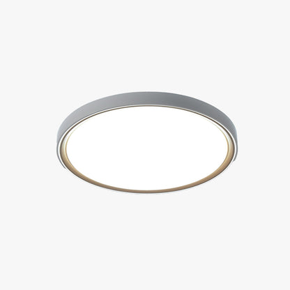 Metal Flush Mount Ceiling Light Round Square Gold Minimalist