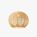 Elevates Dining Spaces Handcrafted Rattan Pendant Light