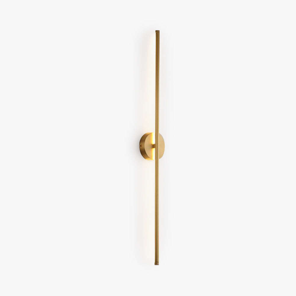 Linear Gold Indoor Finish Wall Metal Frame Light Dimmable With
