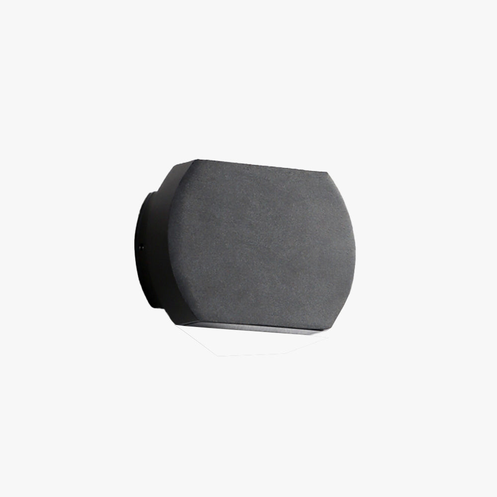 Black Grey IP65 Outdoor Metal Geometric Wall Light