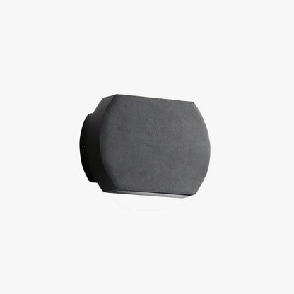 Black Grey IP65 Outdoor Metal Geometric Wall Light