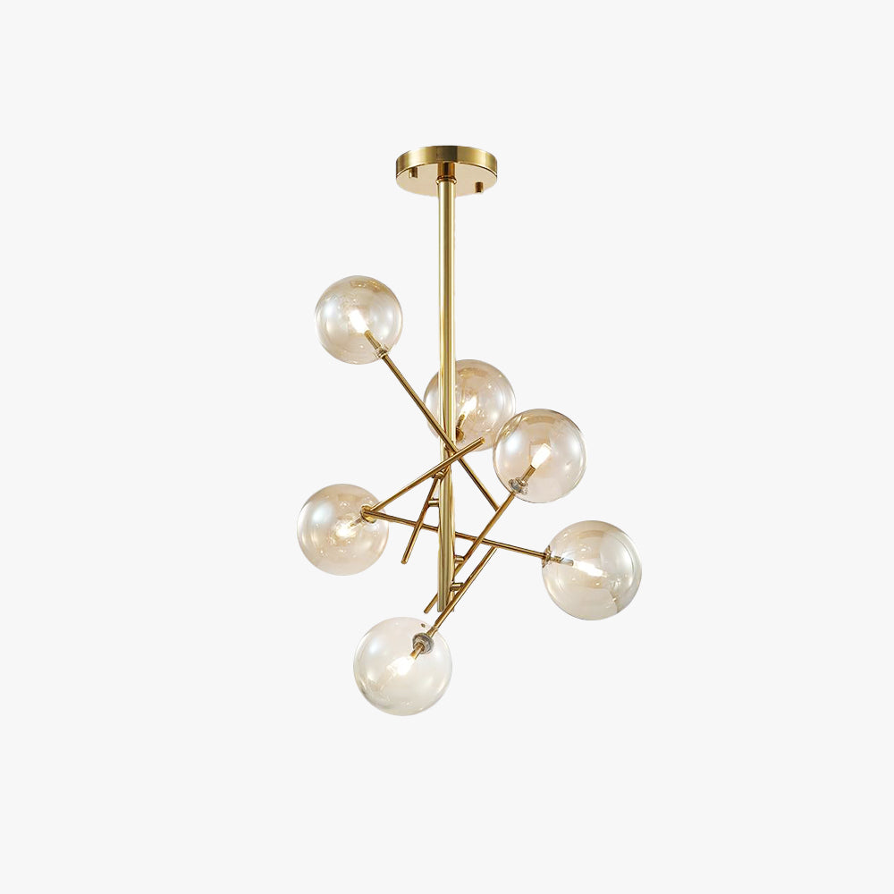 Dining Room Ambient Glow Bubble Branch Glass Pendant Light