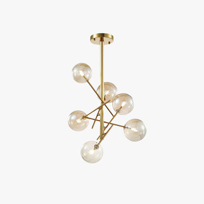 Dining Room Ambient Glow Bubble Branch Glass Pendant Light