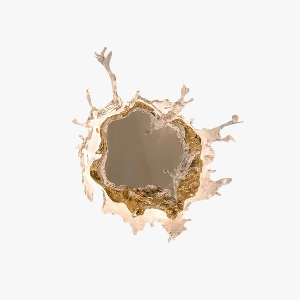 Gold Or Silver Finish AquaRipple Mirror Wall Light