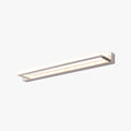 Silver White Finish Wall Mounted Rectangular Vanity Mirror