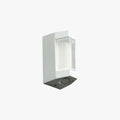 White And Black Nordic Dual Head Up And Down Outdoor Wall Light