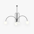Warm Ambience Delivered by Monica Glass Bubble Pendant Light