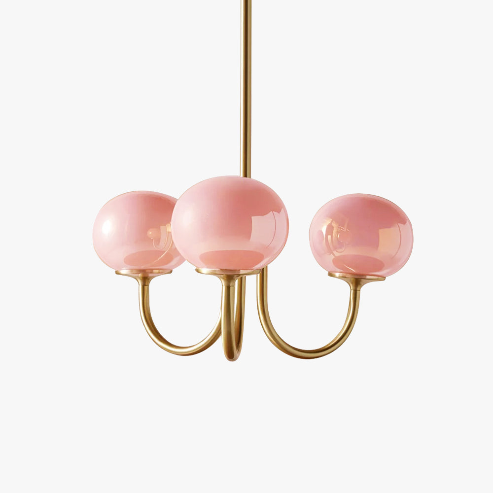Deco Art Aurora Pendant Globe Lamp With Glow Warm