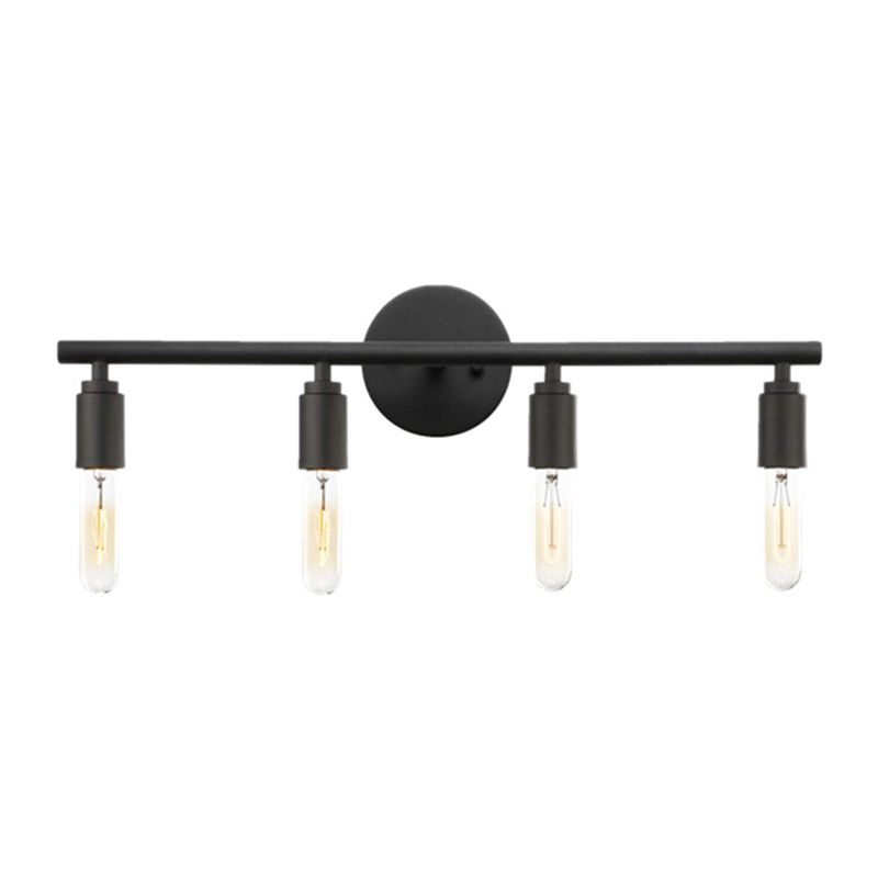 Bathroom Dimmable IP44 Black Modern Glass Wall Light