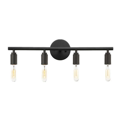 Bathroom Dimmable IP44 Black Modern Glass Wall Light