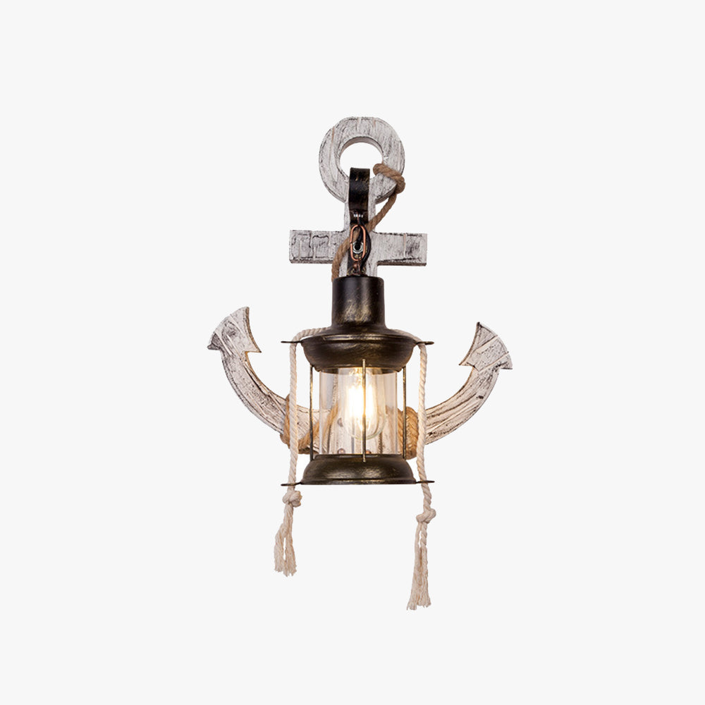Wood And Metal Wall Sconce Heritage Lantern