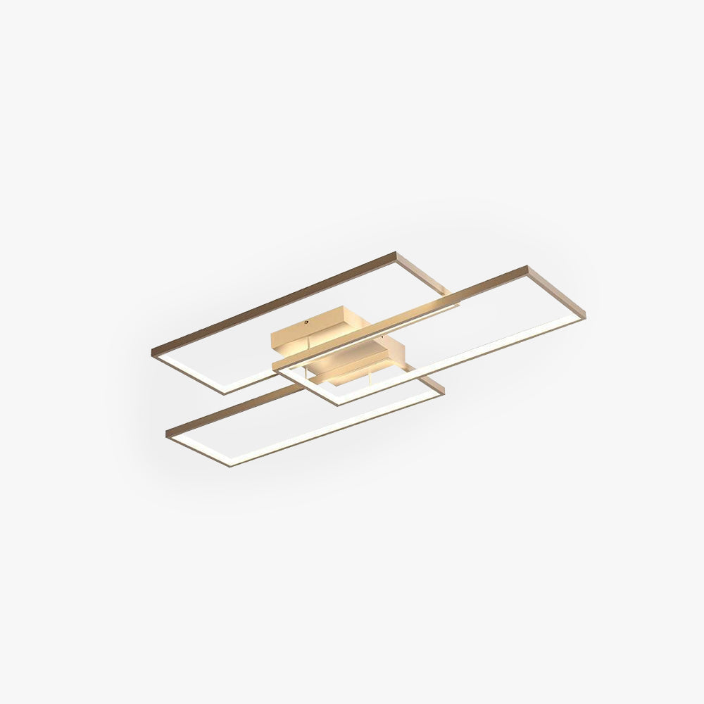 Flush Mount Rectangular Ceiling Light Dual Colour