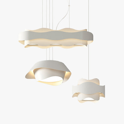 Ambient Glow Flower Pendant Light Art Deco