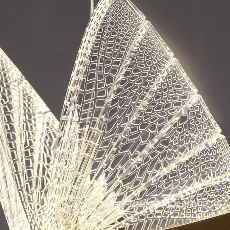 Pendant Light For Ambient Lighting Art Deco Butterfly