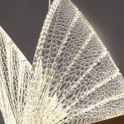 Pendant Light For Ambient Lighting Art Deco Butterfly