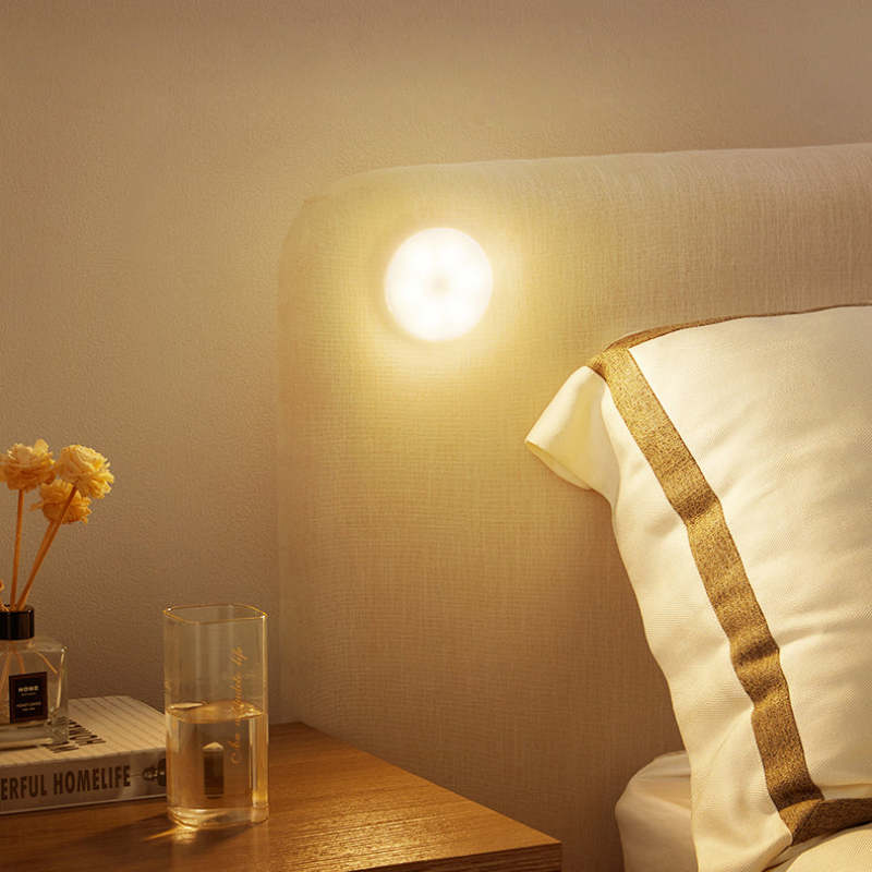USB Power Indoor Wall Light With Magnetic Sensor