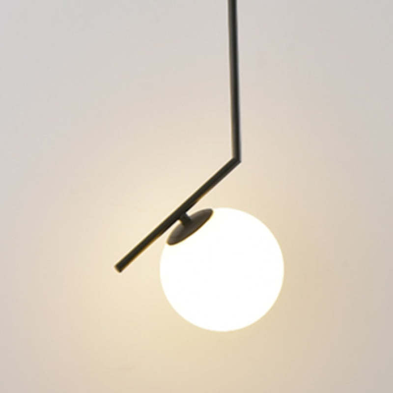 Glass And Metal Globe Pendant Light For Ambience Arisha
