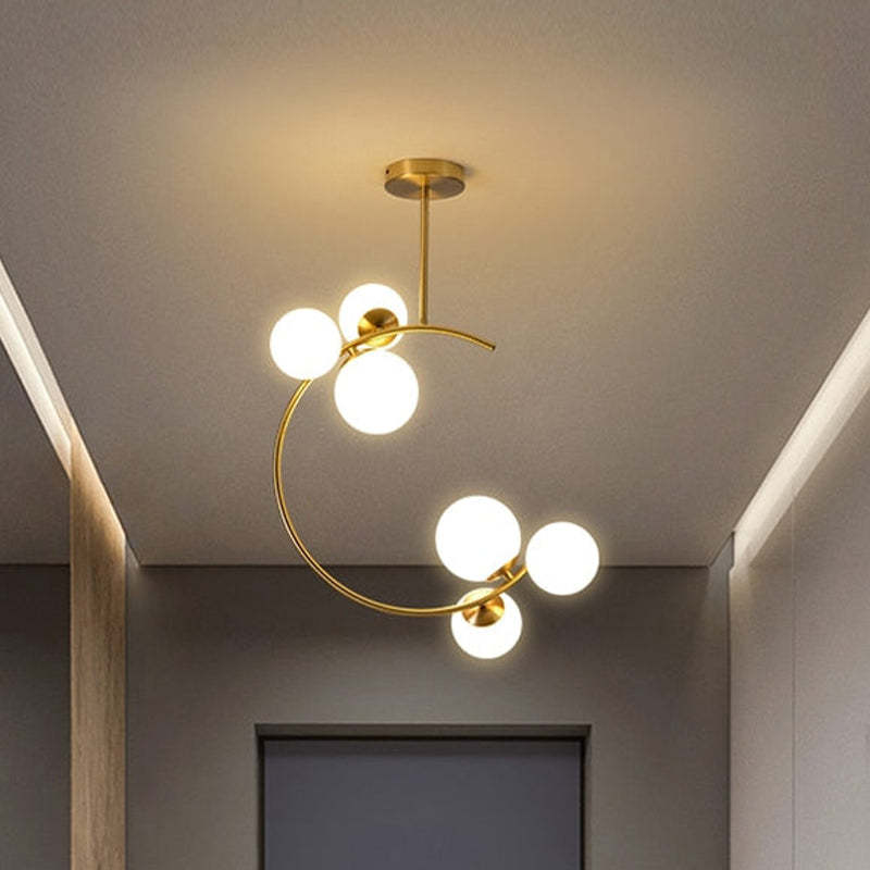 Timeless Style Glass Globe Pendant Light