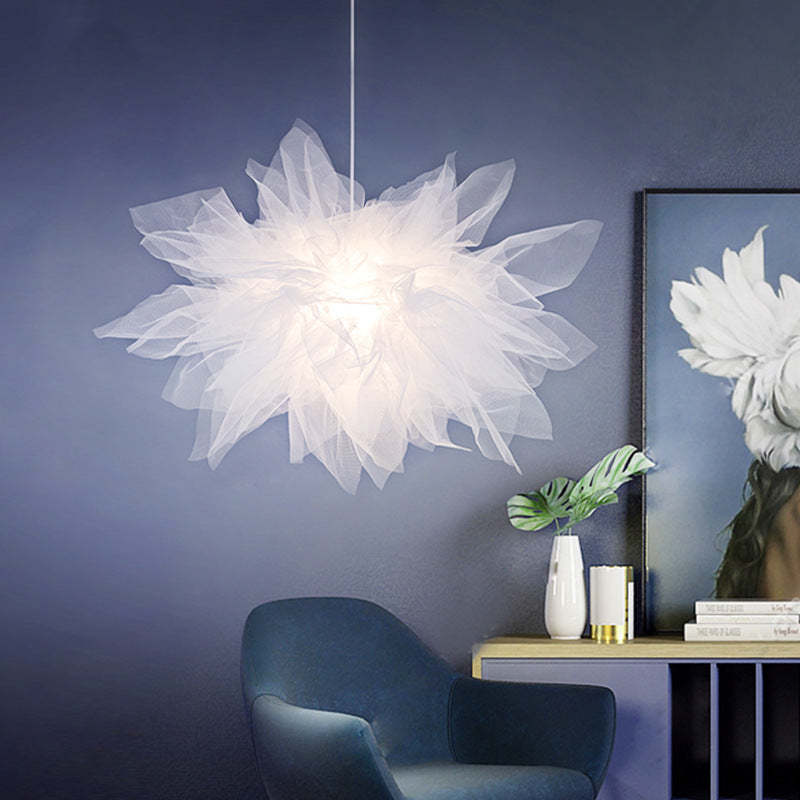 Soft Ambient Glow Fabric Pendant Light