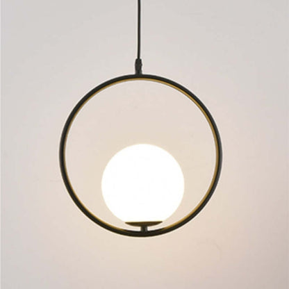 Glass And Metal Globe Pendant Light For Ambience Arisha