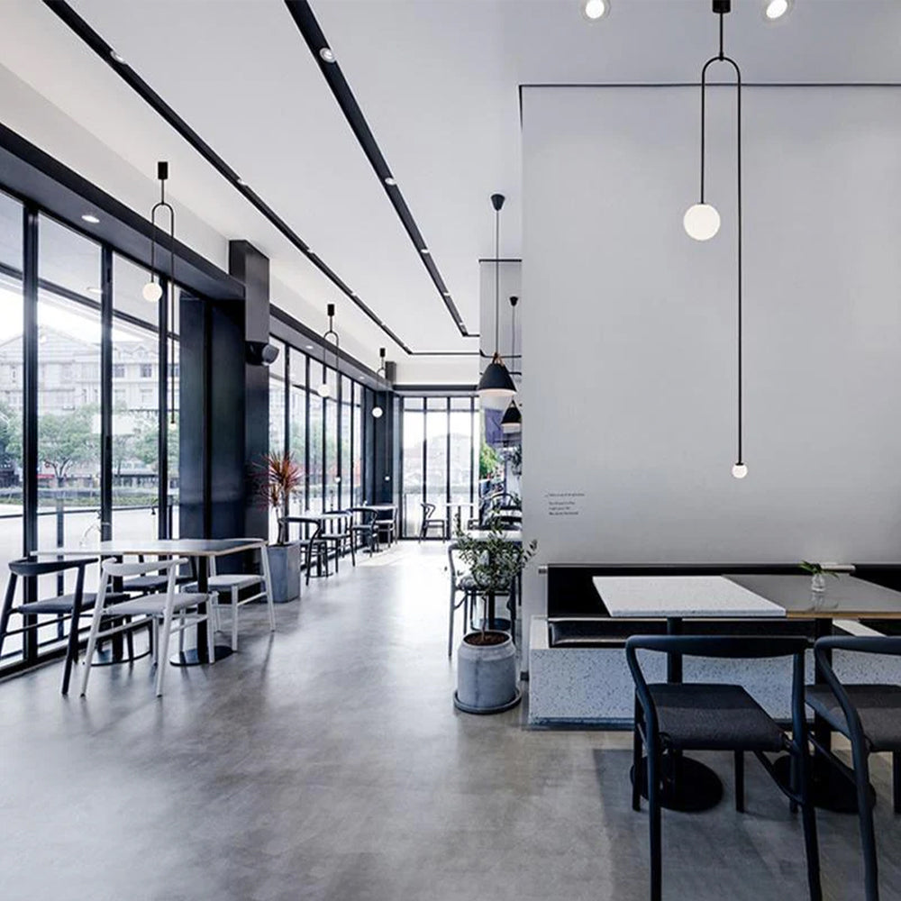 Black Modern Ambience Arisha Linear Pendant Light