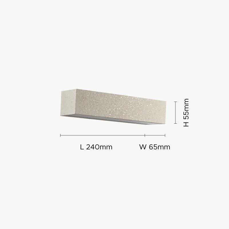 Outdoor Monochrome Led Wall Light For Exterior Use