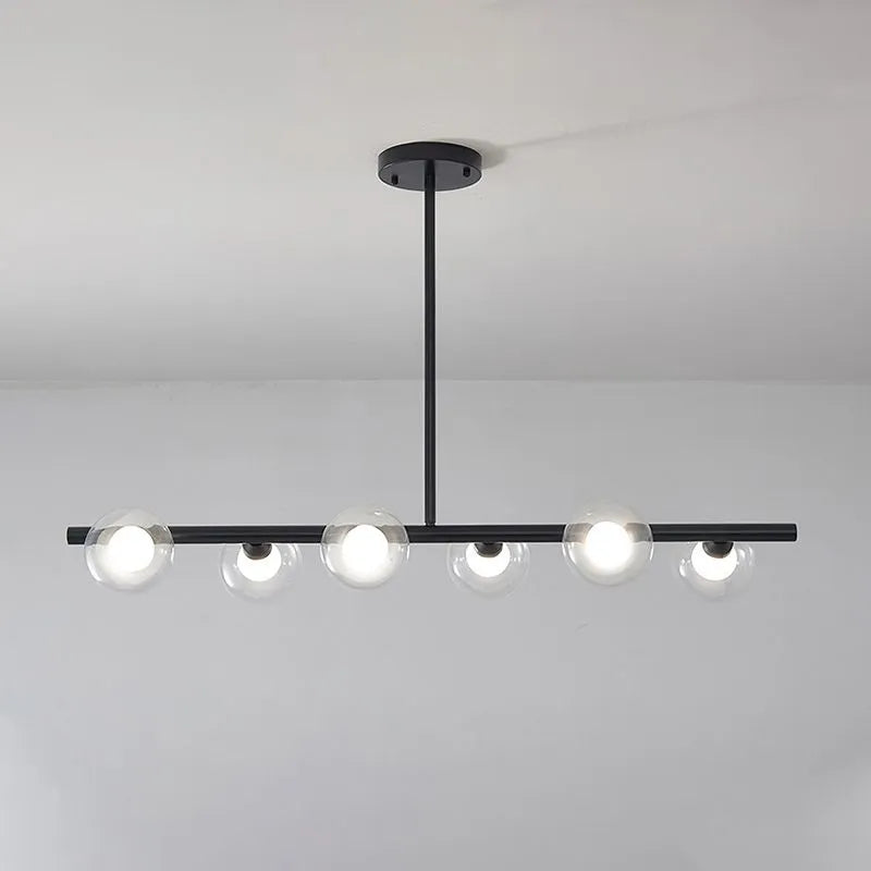 Ambient Dining Illumination Nordic Linear Pendant Light
