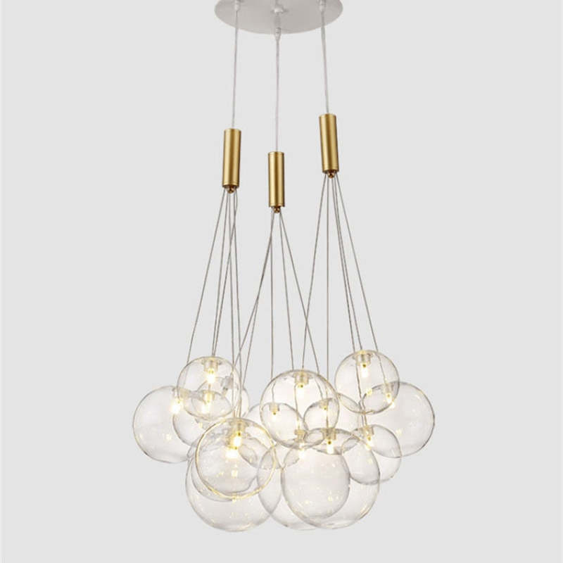 Pendant Light For Ambient LED Glow Glass Globe