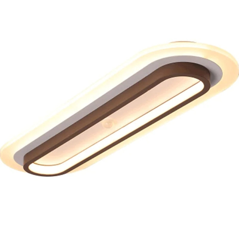 Fixture LED Metal Linear Modern Ceiling Light