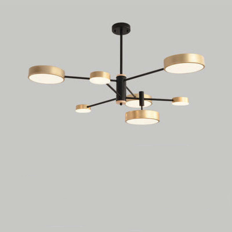 Warm Glow Pendant Light With Metal Frame Elegant
