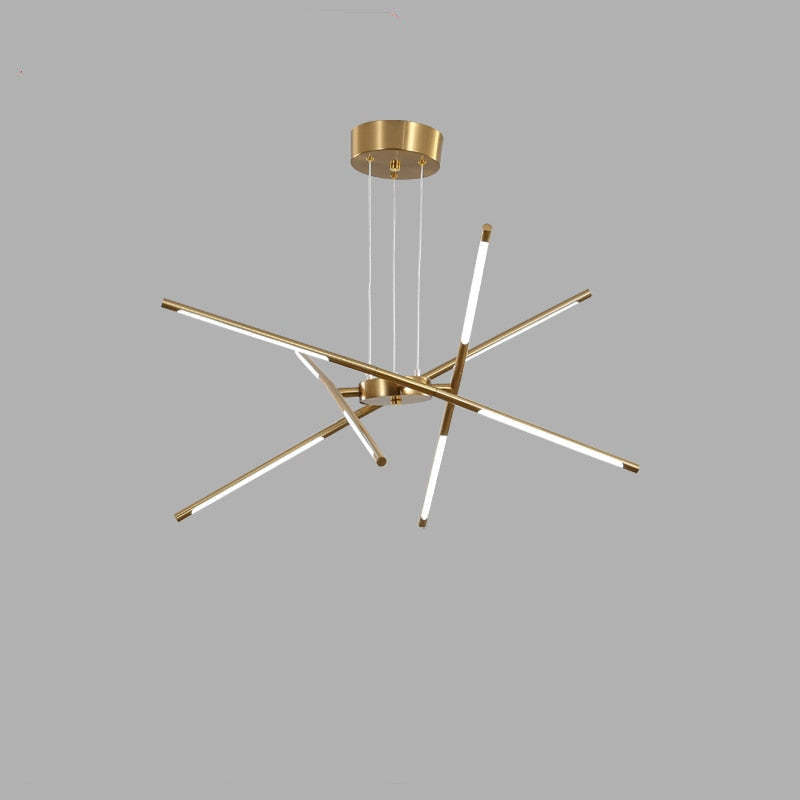 Architectural Bar Design Black Gold Pendant Light