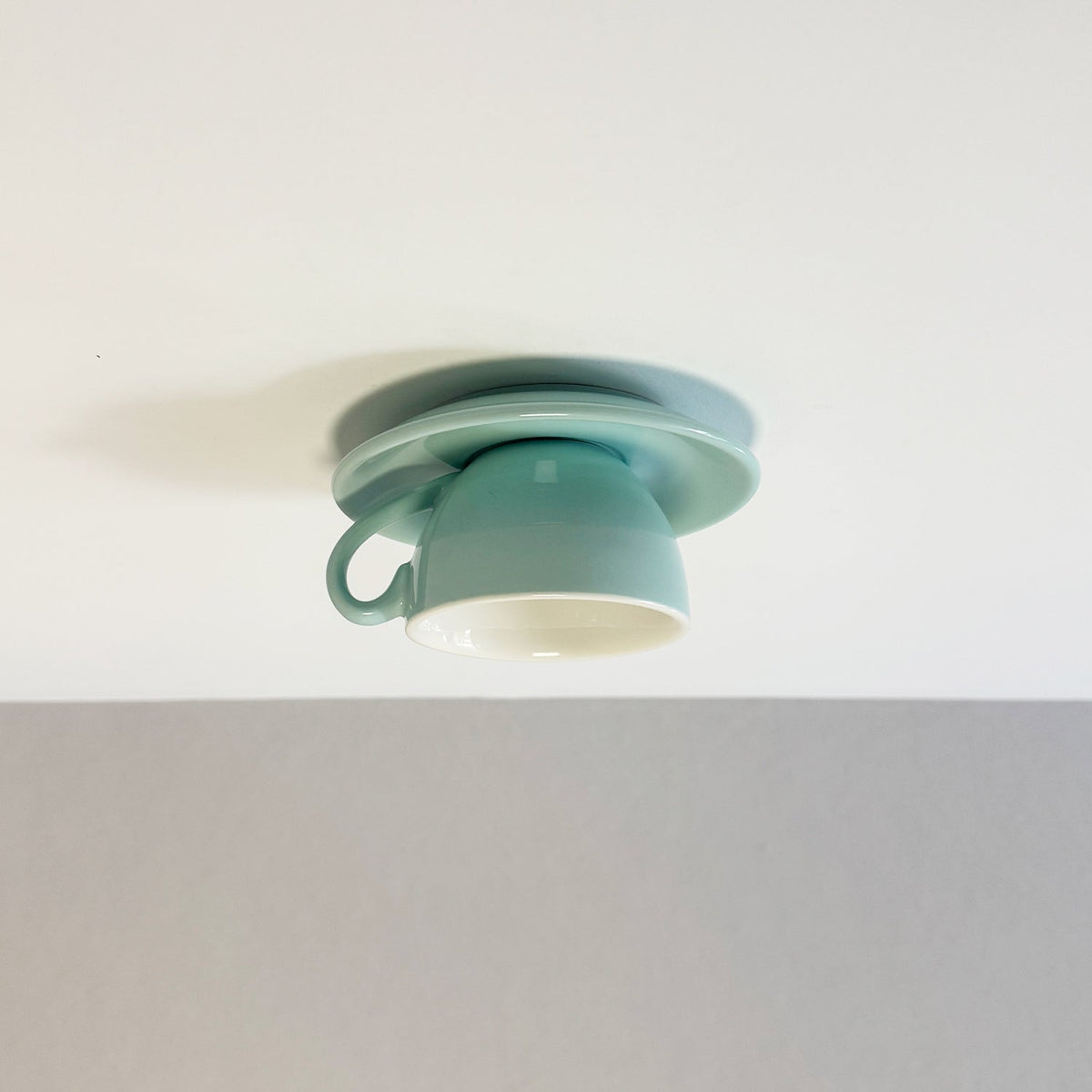 Bedroom And Living Rooms Flush Ceramic Ceiling Light Luna