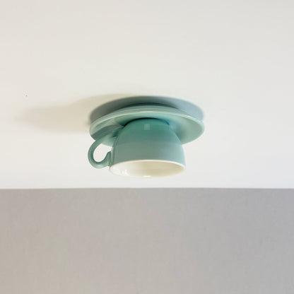 Bedroom And Living Rooms Flush Ceramic Ceiling Light Luna